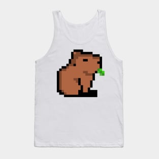 capybara pixel art Tank Top